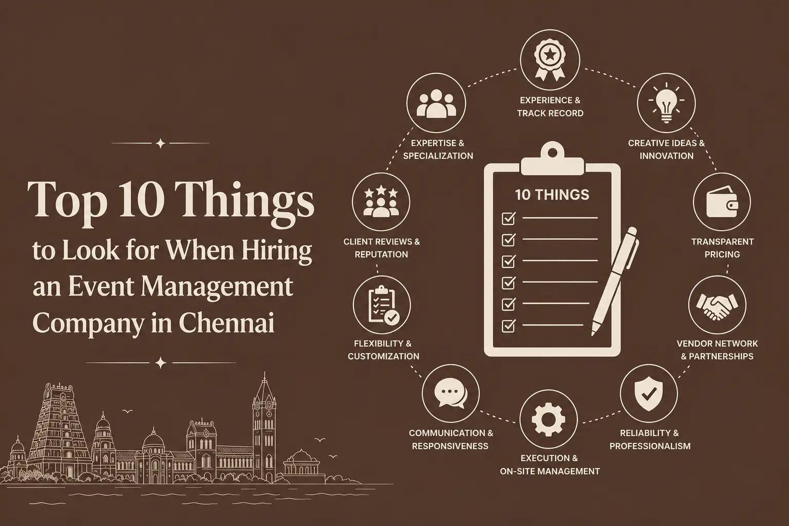 Top 10 Things to Look for When Hiring an Event Management Company in Chennai